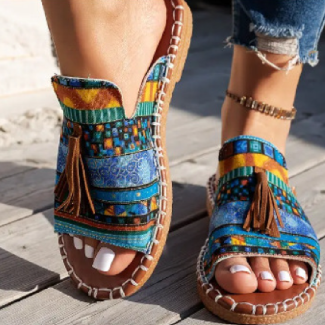 Relaxed Flat Sandals Lightweight Summer Everyday Wear