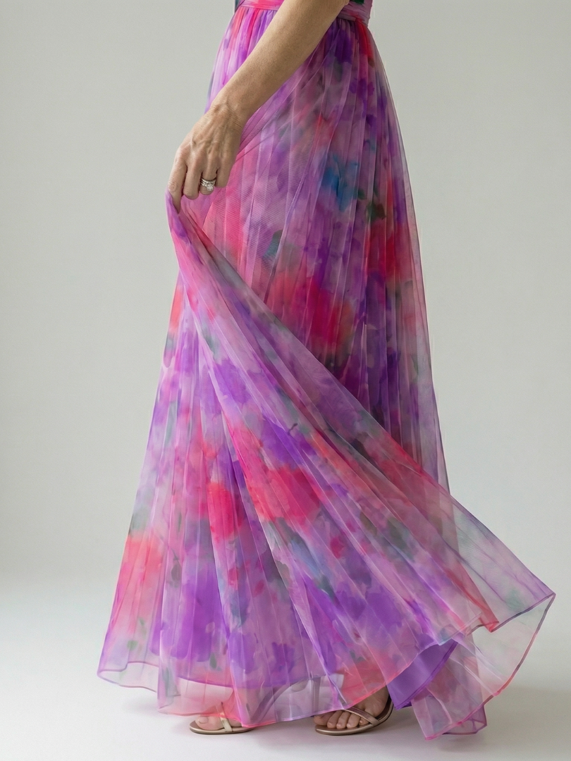 Elegant Soft Wrap Maxi Dress for Spring