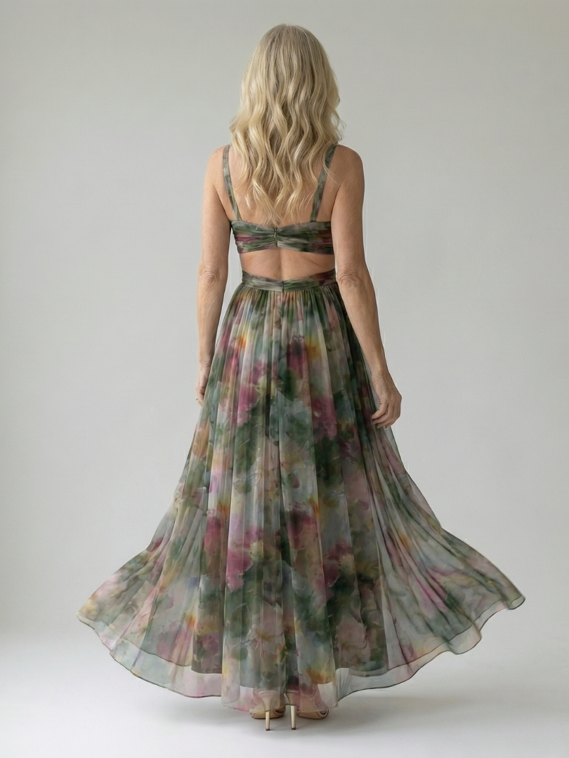 Elegant Soft Wrap Maxi Dress for Spring