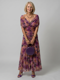 Elegant Flowy Midi Dress Sleeveless Summer Fit