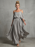 Elegant Layered Drape Wide-Leg Co-Ord Set