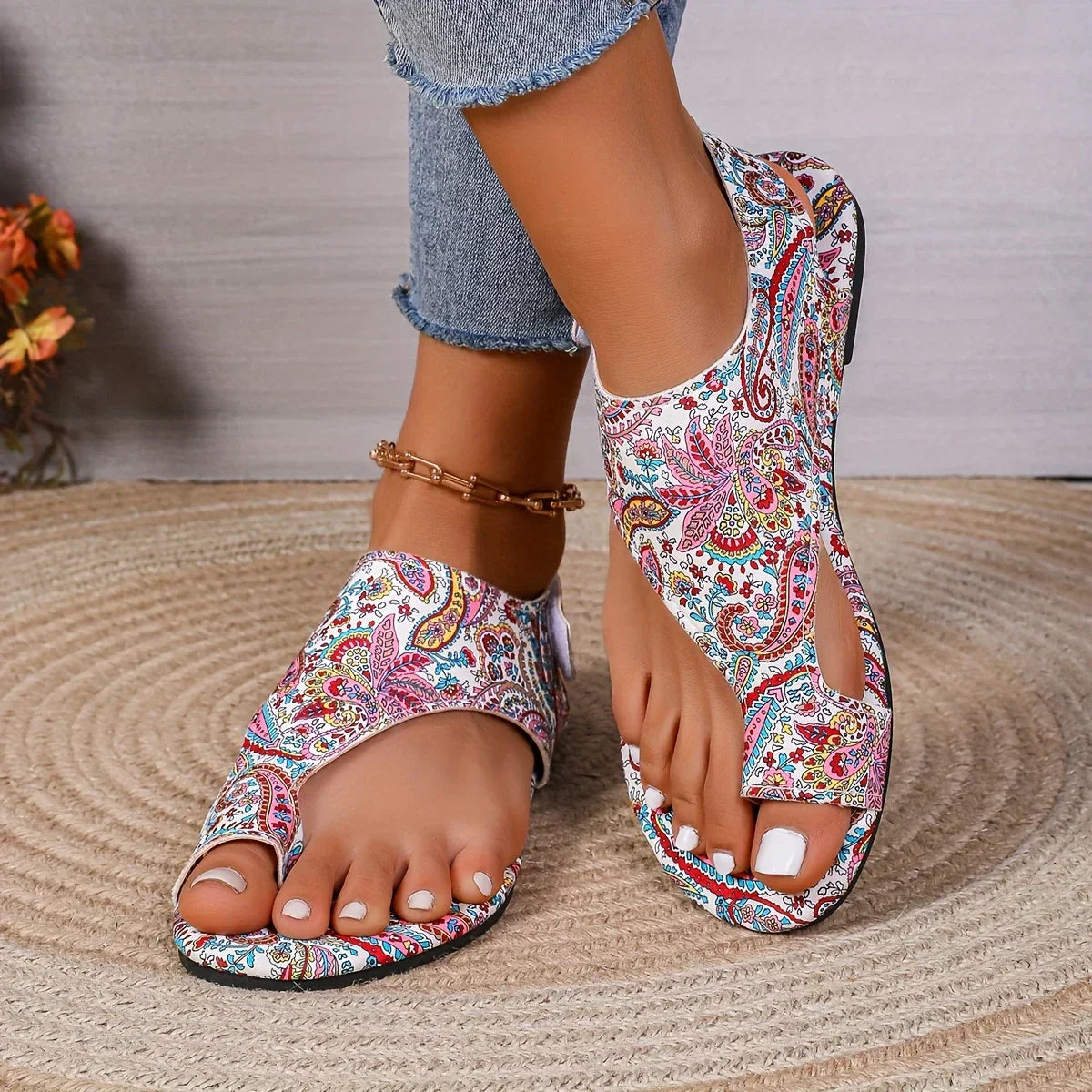 Relaxed Boho Vintage Sandals Lightweight Summer Fit