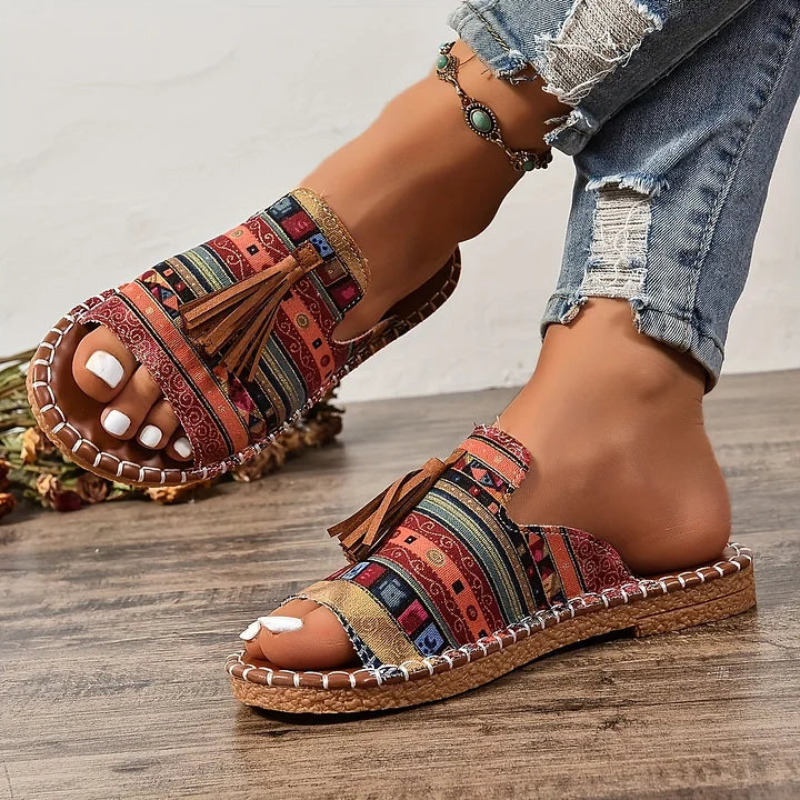Relaxed Flat Sandals Lightweight Summer Everyday Wear