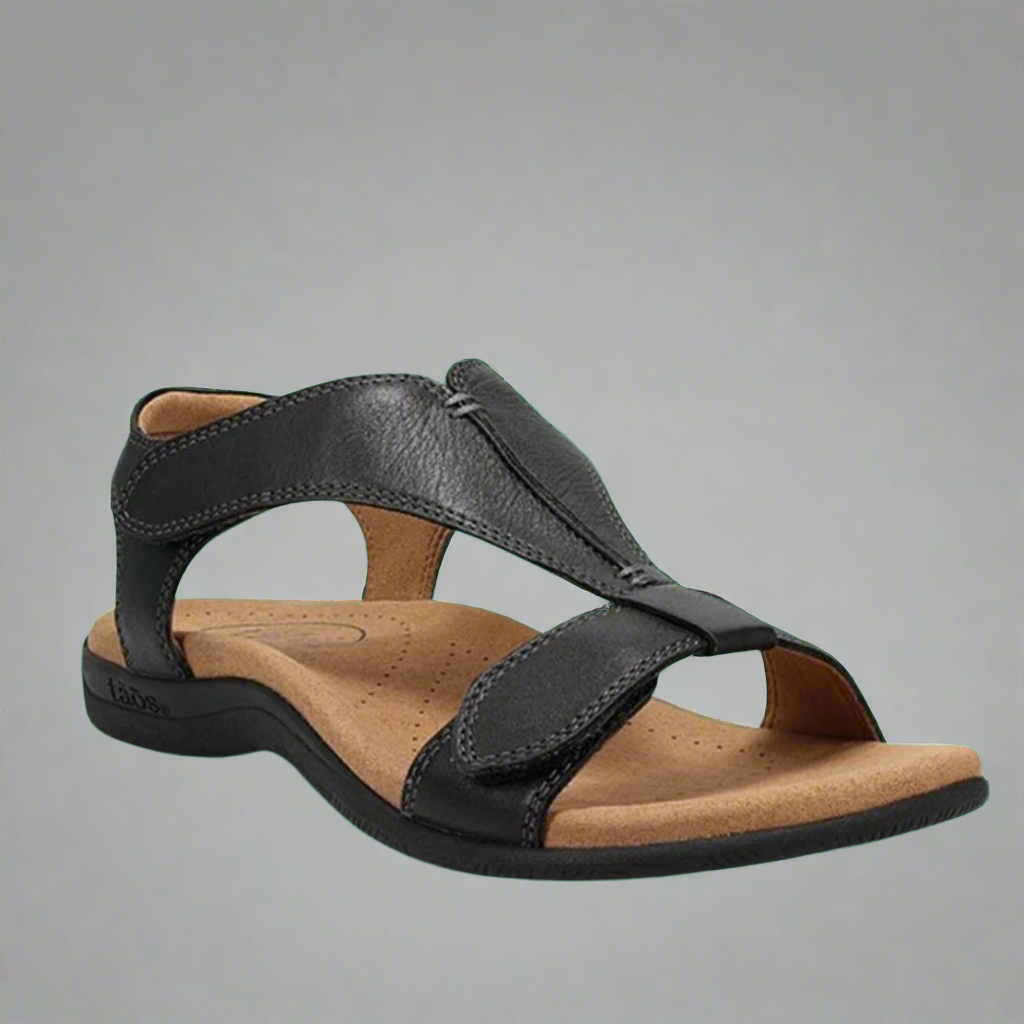 Relaxed Lightweight Leather Orthopedic Summer Sandals