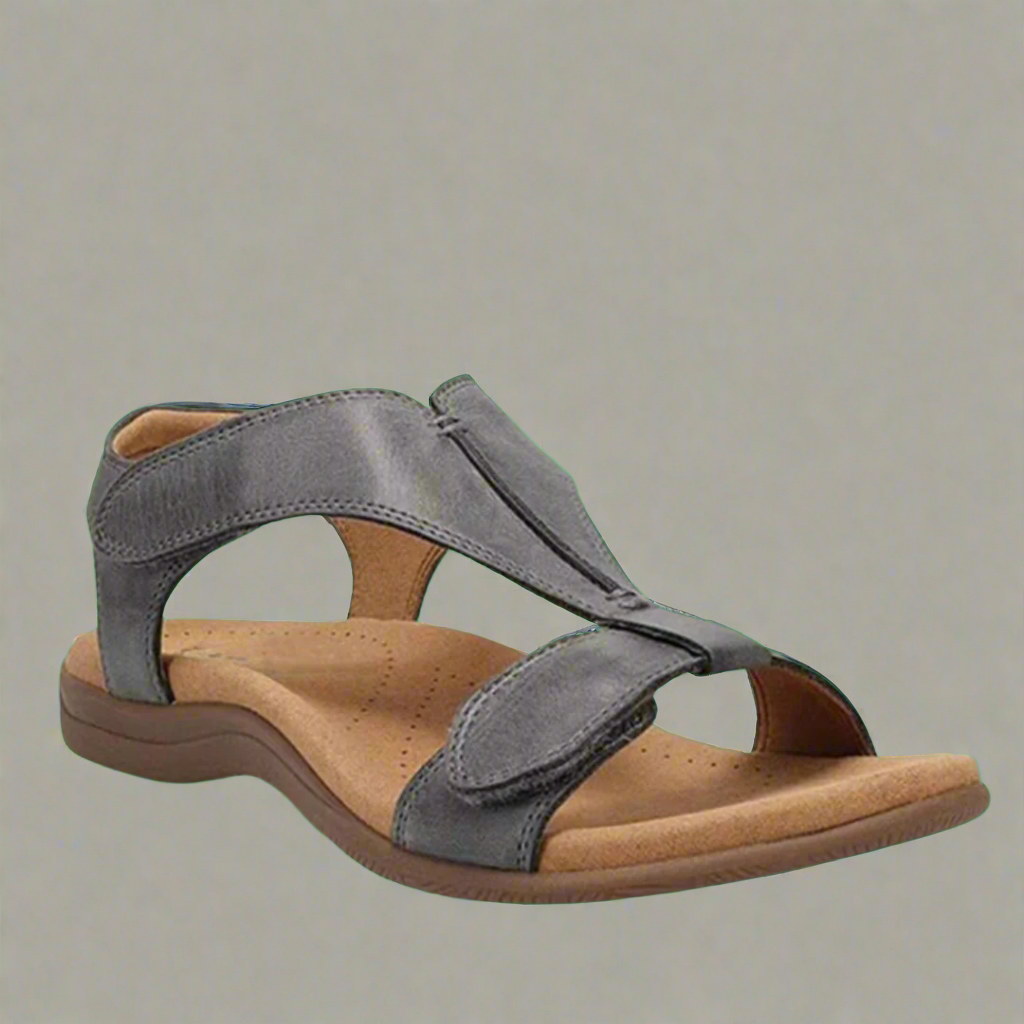 Relaxed Lightweight Leather Orthopedic Summer Sandals