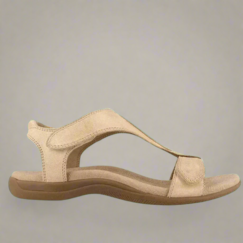 Relaxed Lightweight Leather Orthopedic Summer Sandals