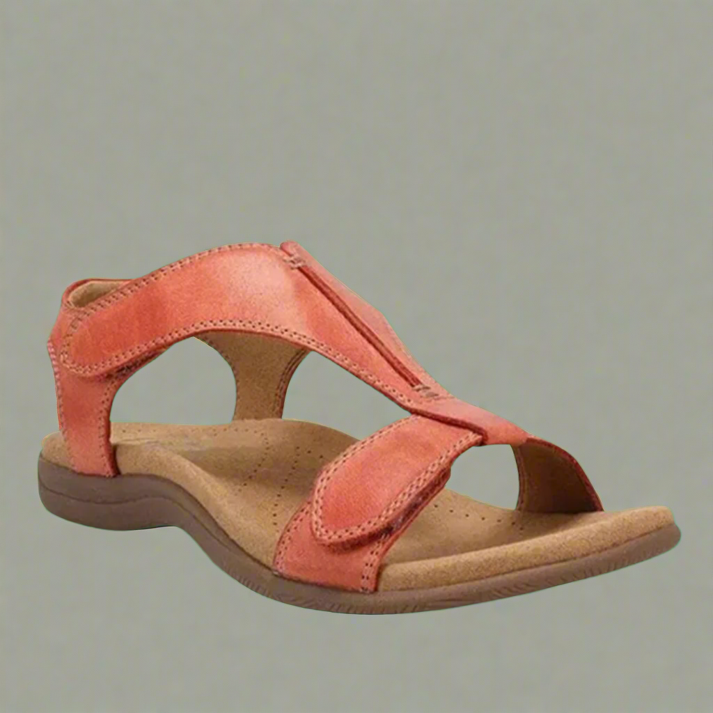 Relaxed Lightweight Leather Orthopedic Summer Sandals