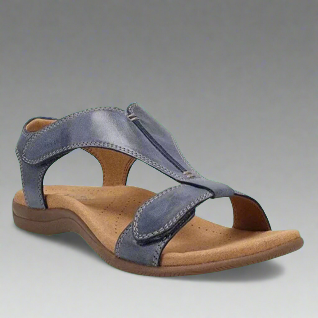 Relaxed Lightweight Leather Orthopedic Summer Sandals