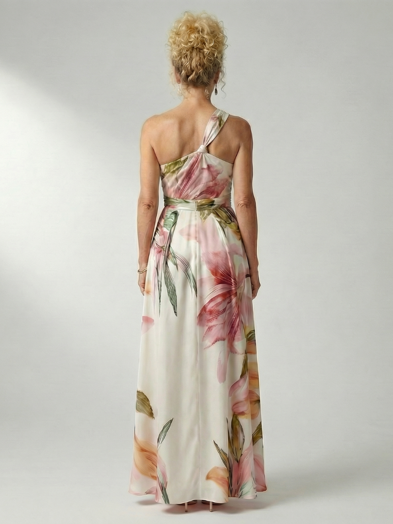 Elegant Floral Maxi Dress Lightweight Summer Fit