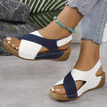 Relaxed Orthopedic Sandal with Cushioned Sole for Summer