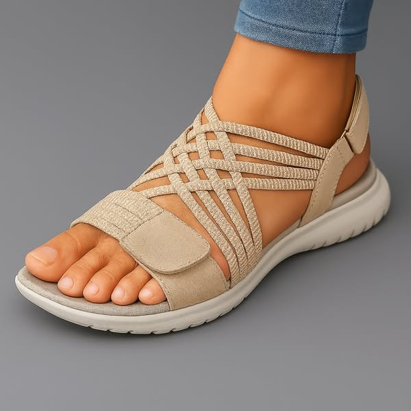 Relaxed Lightweight Summer Sandals Open-Toe Comfort Fit