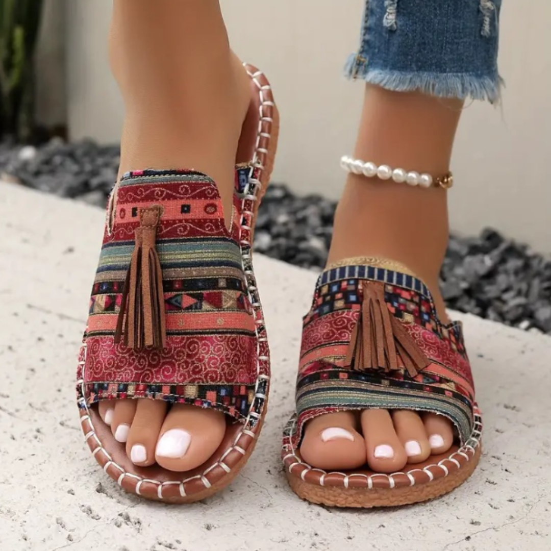 Relaxed Flat Sandals Lightweight Summer Everyday Wear