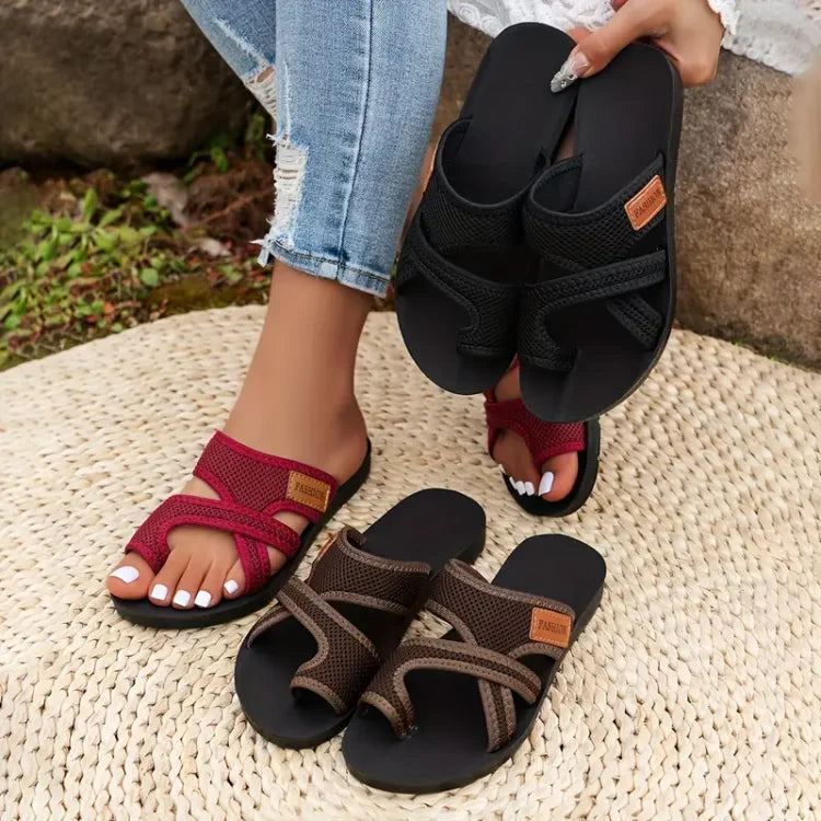 Elegant Breathable Mesh Orthopedic Sandal Summer Lightweight Fit