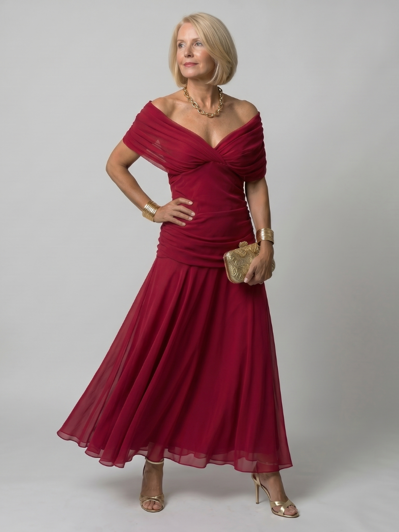 Elegant Flowy Midi Dress Sleeveless Summer Fit