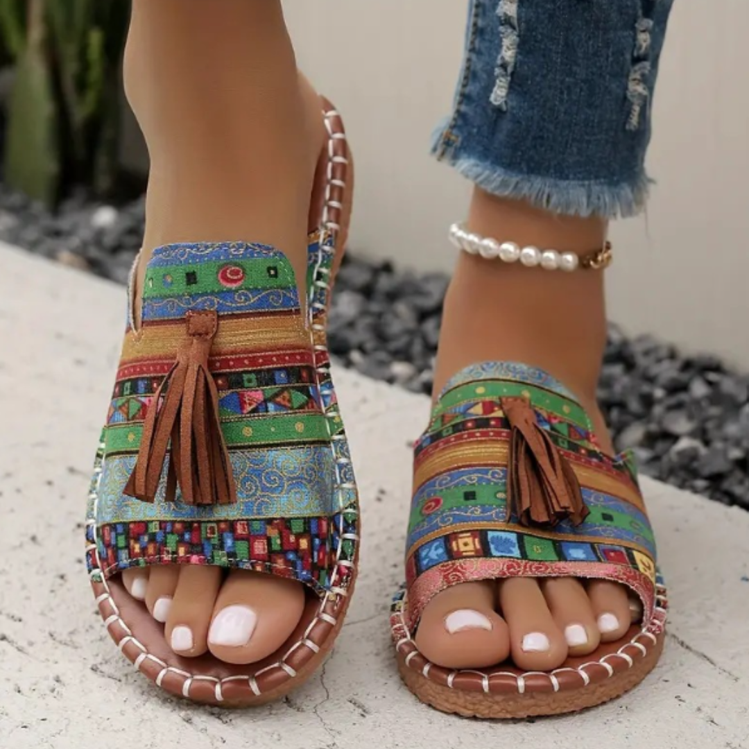 Relaxed Flat Sandals Lightweight Summer Everyday Wear
