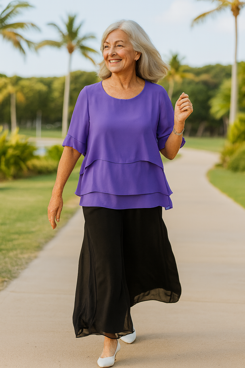 Relaxed Soft Fabric Summer Blouse Loose Fit