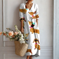 Elegant Midi Dress Relaxed Summer Fit Lightweight Fabric