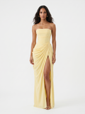 Elegant Flowy Maxi Evening Dress Summer Occasion Wear