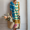 Relaxed Fit Everyday Midi Dress Spring Lightweight Fabric