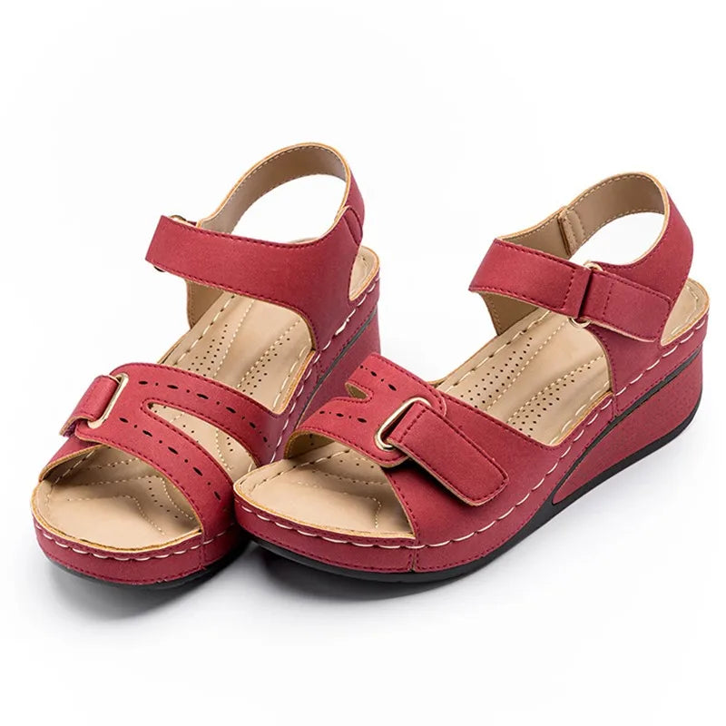 Relaxed Open-Toe Orthopedic Sandals with Arch Support