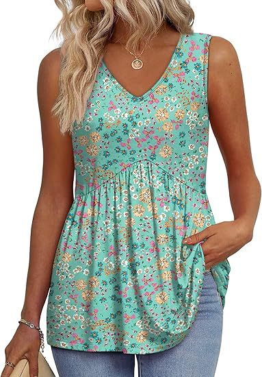 Elegant Sleeveless Summer Top Lightweight Relaxed Fit