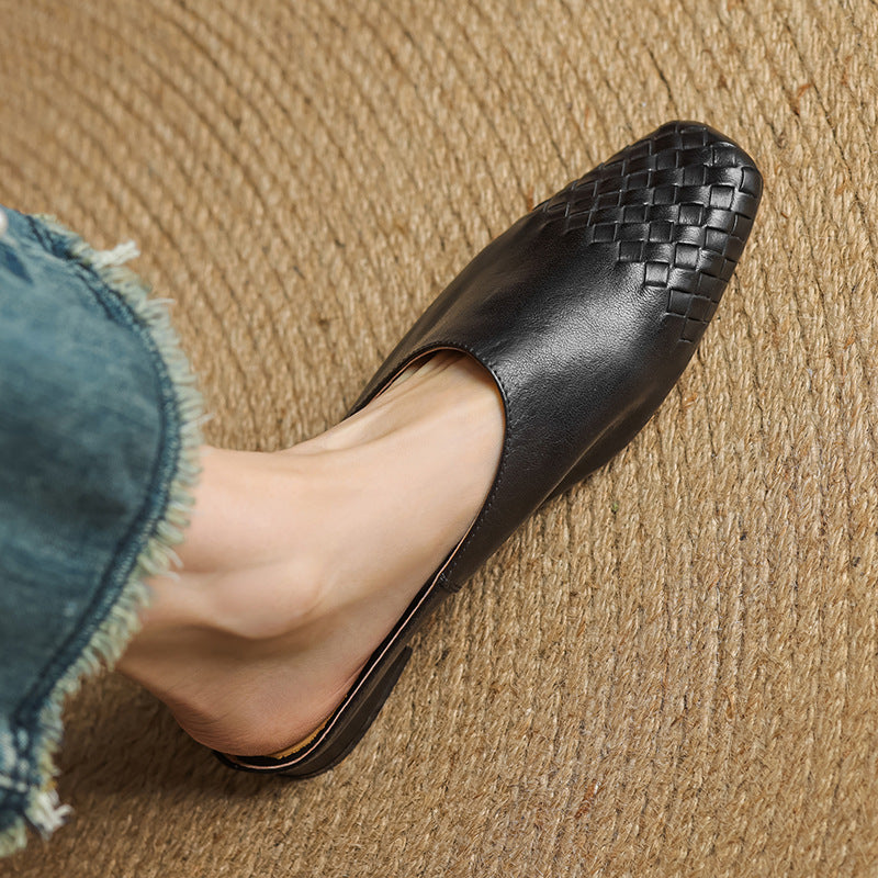 Relaxed Woven Slides for Everyday Summer Comfort