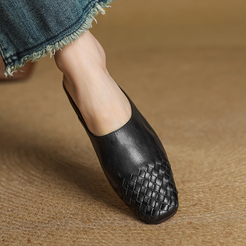 Relaxed Woven Slides for Everyday Summer Comfort