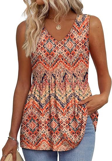 Elegant Sleeveless Summer Top Lightweight Relaxed Fit