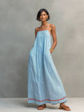 Elegant Sleeveless Maxi Dress Lightweight Summer Fit