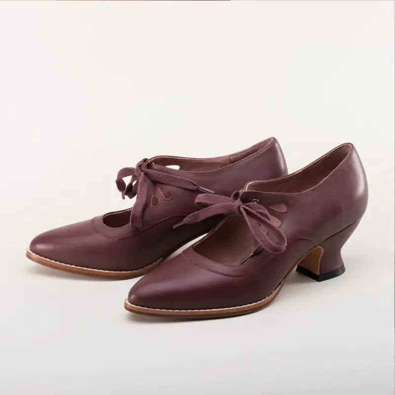 Elegant Leather Orthopedic Heeled Sandal Summer Comfort Fit