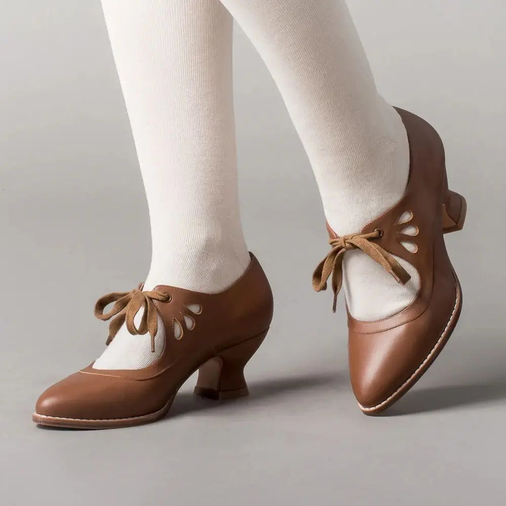Elegant Leather Orthopedic Heeled Sandal Summer Comfort Fit