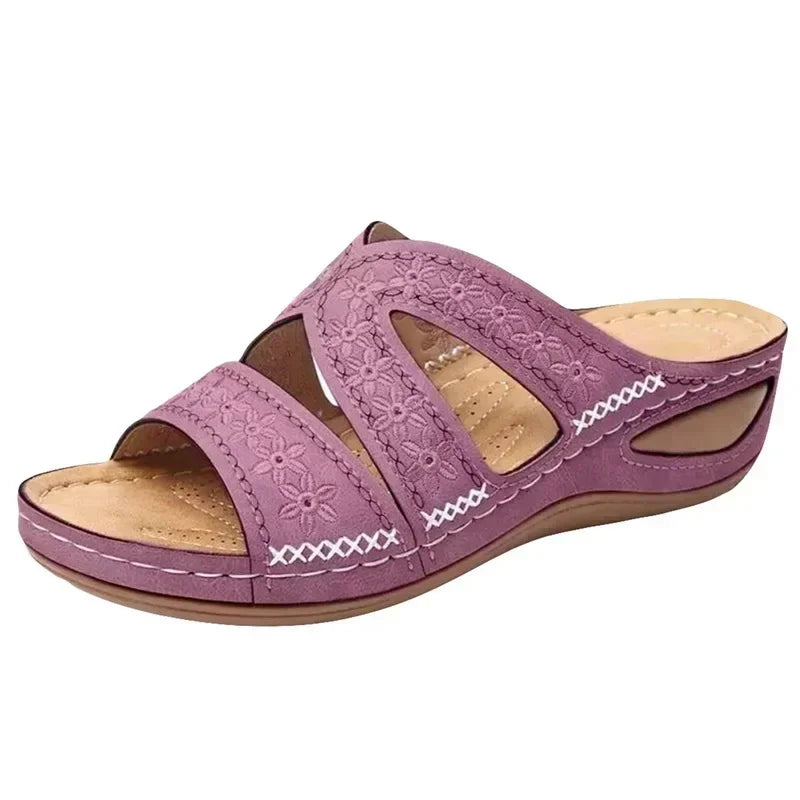 Elegant Women's Orthopedic Summer Sandals with Arch Support