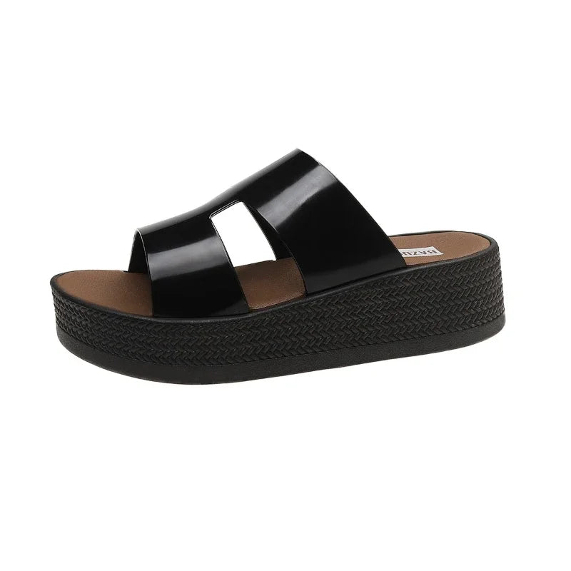 Relaxed Open-Toe Women's Slide Slippers Summer Lightweight