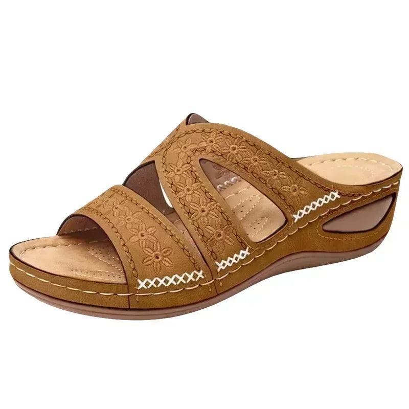 Elegant Women's Orthopedic Summer Sandals with Arch Support