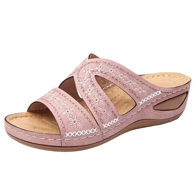 Elegant Women's Orthopedic Summer Sandals with Arch Support