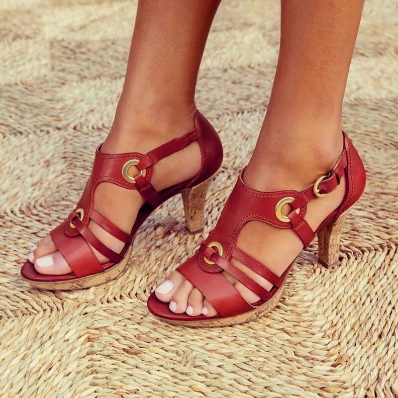 Relaxed Orthopedic Heel Sandal for Summer Comfort