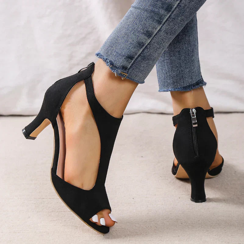 Elegant Orthopedic High Heel Sandals Summer Breathable Fit