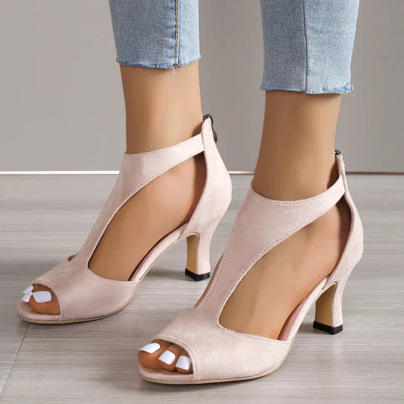Elegant Orthopedic High Heel Sandals Summer Breathable Fit