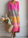 Relaxed Everyday Midi Dress Lightweight Summer Fit