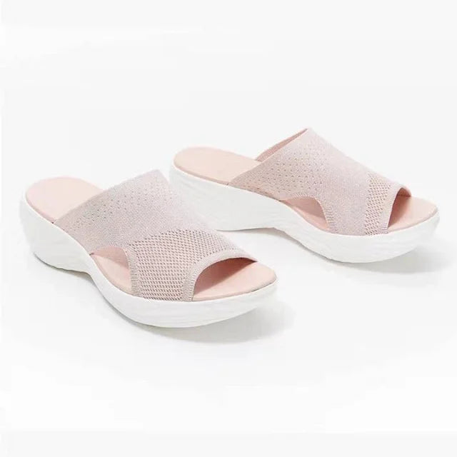 Elegant Women's Stretch Orthopedic Slide Summer Sandal