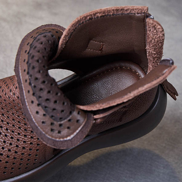Elegant Leather Orthopedic Sandals Summer Supportive Fit