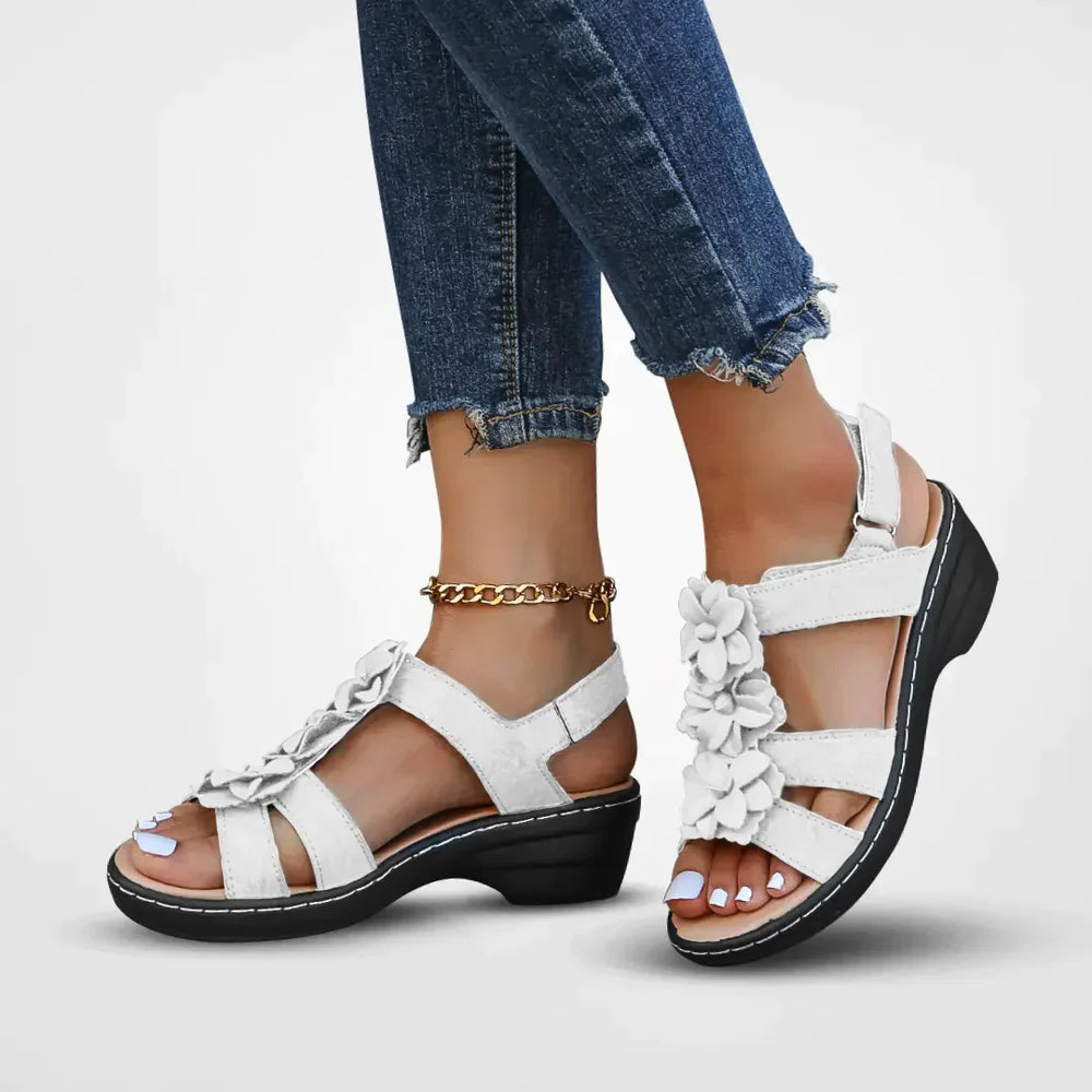 Relaxed Soft Fabric Summer Sandals Wide Fit