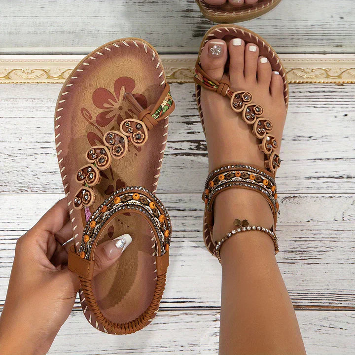 Relaxed Summer Orthopedic Sandals with Cushioned Footbed
