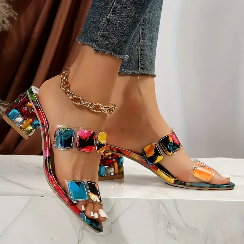 Elegant Double-Strap Orthopedic Sandals Summer Comfort Fit