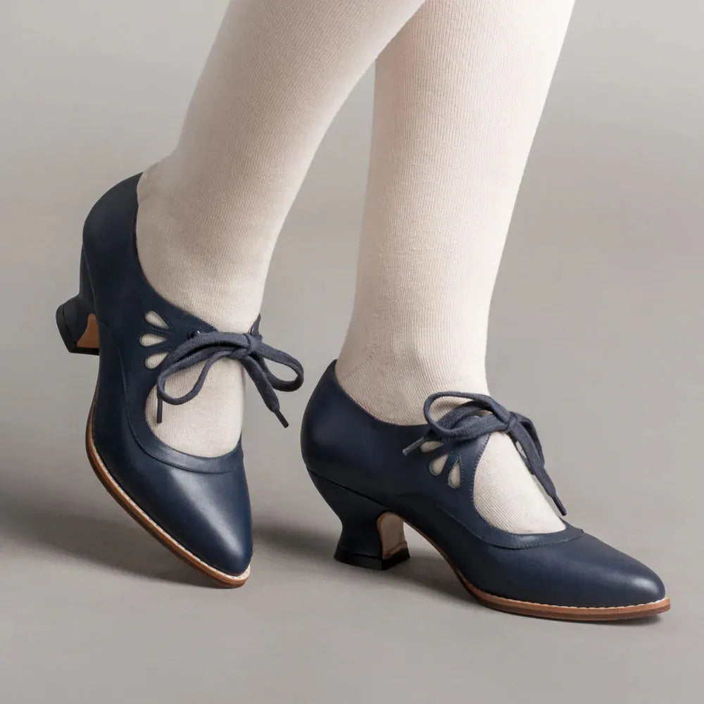 Elegant Leather Orthopedic Heeled Sandal Summer Comfort Fit