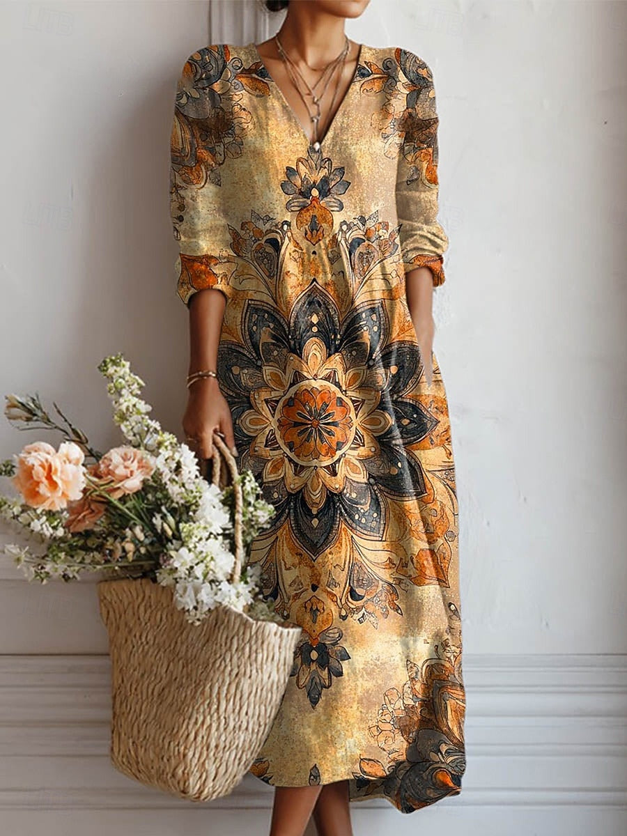 Relaxed Everyday Midi Dress | Soft Jersey Summer Fit