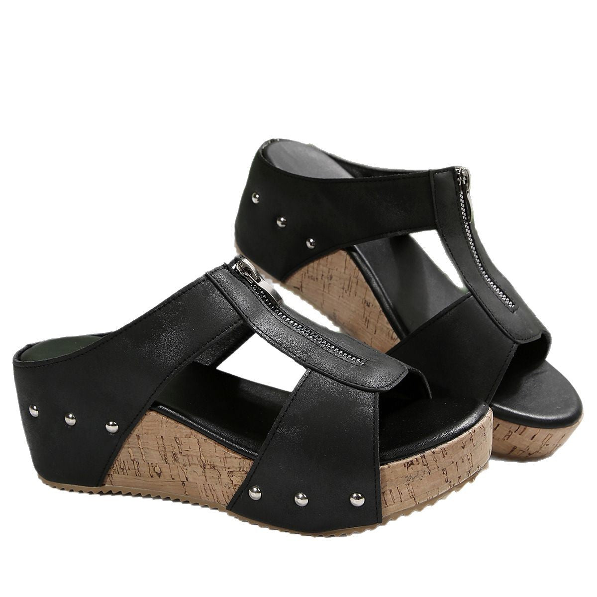 Relaxed Fit Summer Sandals with Cushioned Sole